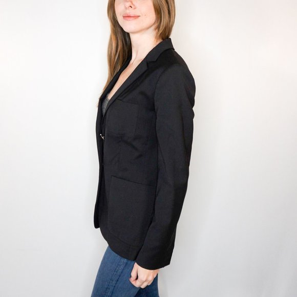 TALULA Aritzia Black Wool-Blend Blazer - Picture 4 of 8